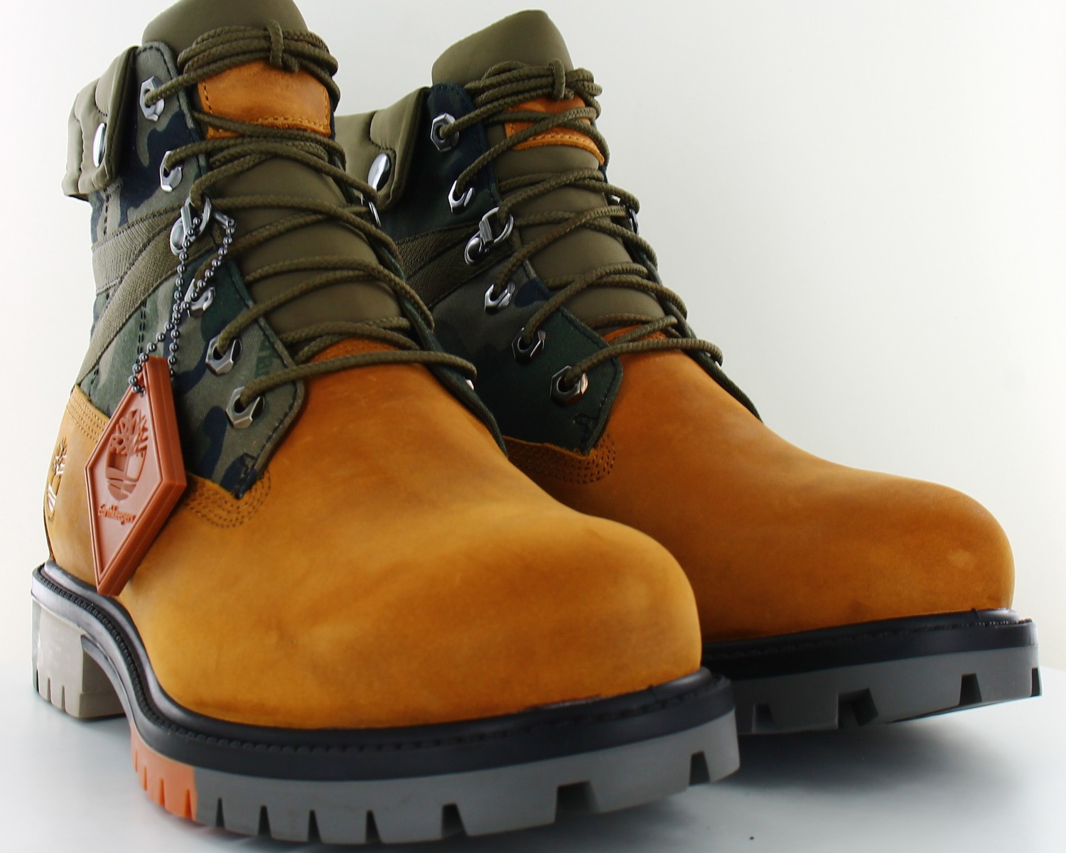 Timberland 6 inch boot Marron vert militaire